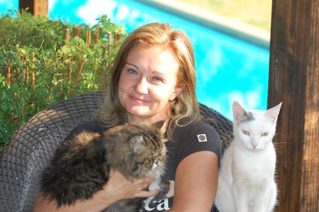 Moira with Dave & Stanley